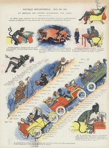 Illustration för Le Rire (färg litho) av French School