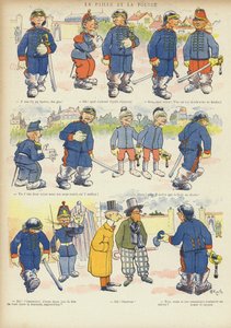 Illustration för Le Rire (färg litho) av French School