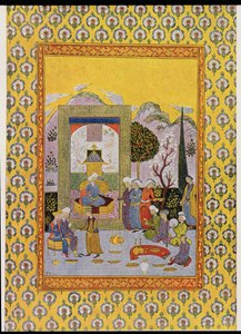 Illustration för Arabian Nights, 1895 (färggravyr) av French School