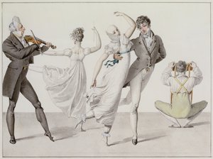 Illustration från "Le Bon Genre", c.1810 av French School