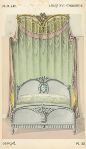 Illustration från inredningsproduktkatalog från A R & Cie, Frankrike av French School