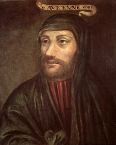 Imaginära porträtt av Avicenna (Ibn Sina) (ca 992-1037)