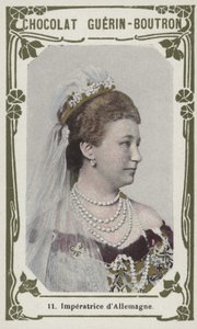 Imperatrice dAllemagne (färgad bild) av French School
