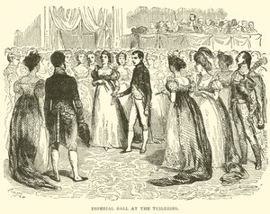 Imperial ball på tuilerierna (gravyr) av French School