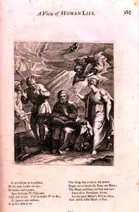I Attendance of Death, illustration från dikten 