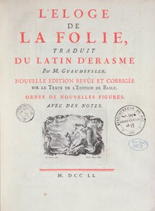 In Praise of Folly, 1751 (tryckt papper) av French School