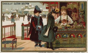 I Ryssland (chromolitho) av French School