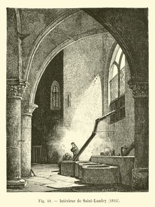 Interiör av Saint-Landry, 1825