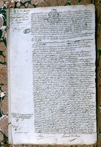 Förhör med kardinal de Rohan (1734-1803), januari 1786 av French School
