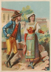 Italiensk kostym av French School