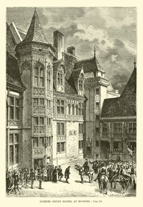 Jacques Coeurs Vandrarhem i Bourges av French School