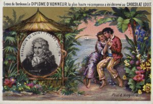 Jacques Henri Bernardin de Saint Pierre, fransk författare och botaniker av French School