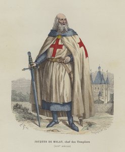 Jacques de Molay, Tempelriddarnas sista stormästare, 1300-talet av French School