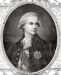 James Harris, 1:e jarl av Malmesbury, från "Histoire de la Revolution Francaise" av Louis Blanc (1811-82) av French School