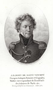 Jean-Baptiste Bory av Saint-Vincent av French School
