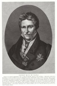 Jean-Baptiste de Villele, fransk statsman av French School