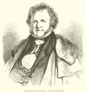 Jean-Jacques, greve av Sellon (gravyr) av French School