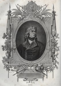 Jean-Louis-Ebenezer REYNIER (1771-1814), fransk general för revolutionen och det första imperiet - Jean Louis Ebenezer Reynier, fransk armégeneralofficer under de franska revolutionskrigen - från "" Nouvelle Encyclopedie Nationale" av Maurice La Charest av French School