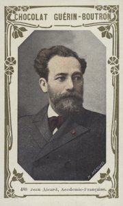 Jean Aicard, Academie-Francaise (färgad bild) av French School