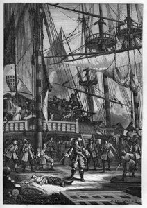 Jean Bart dödar den holländska kaptenen på 