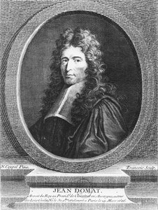 Jean Domat (gravyr) av French School