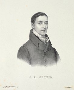 Johann Baptist Cramer (1771-1858) graverad av Magnier av French School