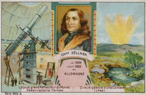 Johann Karl Friedrich Zoellner, tysk astronom av French School