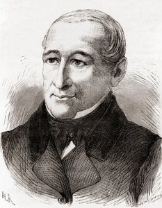 Johann Nicolaus von Dreyse, från Vetenskapens underverk, publicerad c.1870 (gravyr) av French School