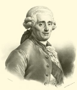 Joseph-Marie Vien, porträtt (gravyr) av French School