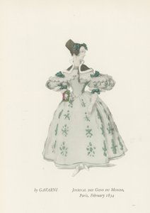 Journal of People of the World, Paris, februari 1834 av French School