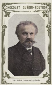 Jules Lemaitre, författare (färgat foto) av French School