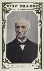 Jules Meline, senator tidigare minister (färgad bild) av French School