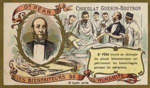 Jules Pean, fransk kirurg (chromolitho) av French School