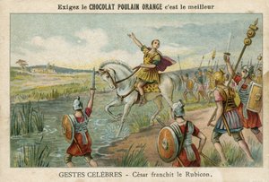 Julius Caesar korsar Rubicon, 49 f.Kr
