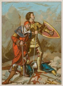 Julius II går in i springan vid Mirandola av French School