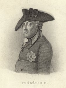 Kung Fredrik II av Preussen av French School