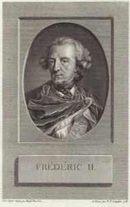 Kung Fredrik II av Preussen av French School