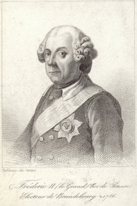 Kung Fredrik II av Preussen av French School