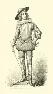 kung Ludvig XIII av Frankrike av French School