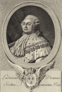 kung Ludvig XVI av Frankrike av French School