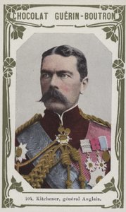 Kitchener, general Anglais (färgad bild) av French School