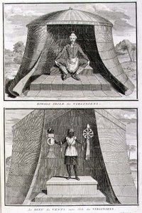 Kiwasa and the God of Winds, Virginians idoler, illustration från 