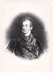 Klemens Wenzel Nepomuk Lothar (1773-1859) Prins av Metternich-Winneburg, ca 1815 av French School