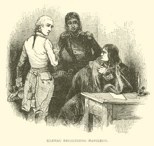 Klenau känner igen Napoleon (gravyr) av French School