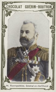 Kuropatkin, rysk generalchef (färgad bild) av French School
