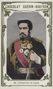 Kejsaren av Japan (färgad bild) av French School