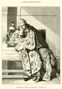 Mannen är busig (gravyr) av French School