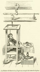 La Balance de Sanctorius (gravyr) av French School
