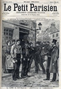La Bande de Montmartre: Polisen arresterade inbrottstjuvar i Paris, i "Le petit Parisien"" av French School