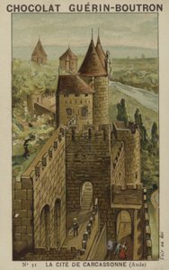 Staden Carcassonne, Aude av French School